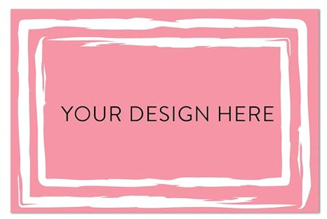 DayStar Custom Signs & Design Pink 13 oz. Vinyl Custom Banner - Landscape Orientation, 48 x 144 inches, Wall Mount, Customizable Sign for Advertising, Indoor, Outdoor, Informational, Promotional Uses