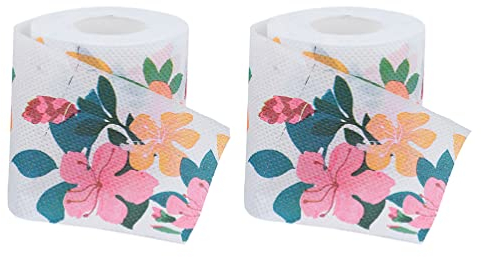 NUOBESTY Bunte Toilettenpapierrollen Bedrucktes Rollenpapier Weiche Sanfte Packung