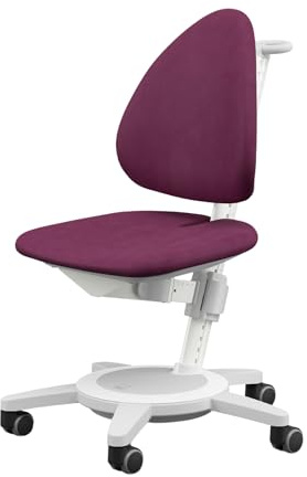 Moll Maximo Kinderschreibtischstuhl | mitwachsend & ergonomisch mit individuell Verstellbarer Sitzfläche und Rückenlehne | Drehstuhl ideal für Schulkinder | langlebig & hochwertig | Made in Germany