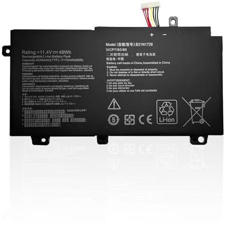 szyuya B31N1726 11.4V 48Wh Laptop-Akkus für ASUS TUF Gaming FX504 FX504G FX504GD FX504GE FX504GM FX505 FX505DT FX505DV FX505DU Series