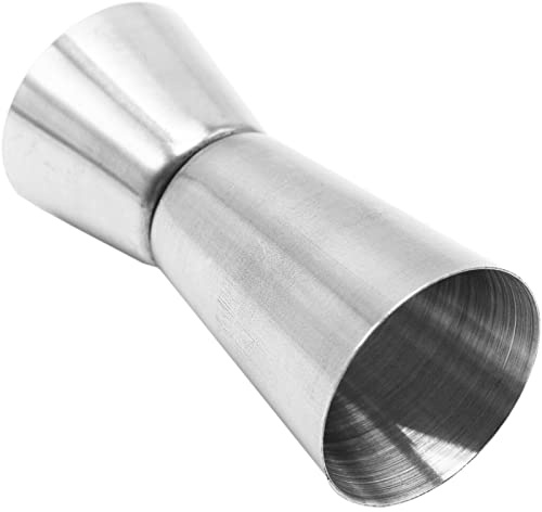 2 Pcs Stainless Steel Jigger,Alcohol Measure for Spirits,Jigger Spirit Measure, 25ml/50ml and 15/30ml Dual Spirit Measure Cup Double Jigger for Bar Cocktail Shot Measure
