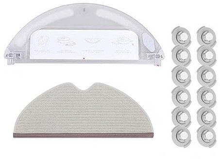 Ersatzteil Wassertank, Wischtuch, kompatibel mit Roborock S5 MAX S6 Maxv S51 S55 E35 E20 C10 T4 T6, Ersatzteil for Roboterstaubsauger(Set 01)