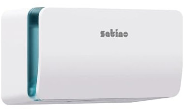 Satino HYGINITY Papierhandtuchspender für kleinere Waschräume – für V Falz & C Falz Papierhandtücher - Made in Germany – Handtuchspender für PT3 & H3 Handtuchpapier mit Füllstandsanzeige - weiß