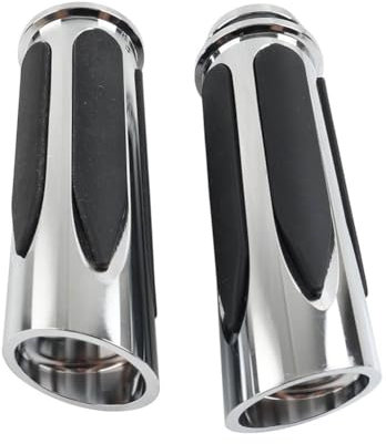 SIKUAI 25mm 1 zoll Aluminium Lenker Hand Gasgriff Elektronische Griffe Chrom Für Dyna Touring Für Motorrad
