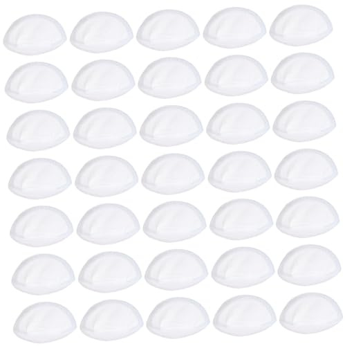 BESPORTBLE Assorbenti Materiale 100 Pezzi per Allattamento per Comfort e Asciutto Ultra Sottili e Traspiranti, Design Adesivo Bianco