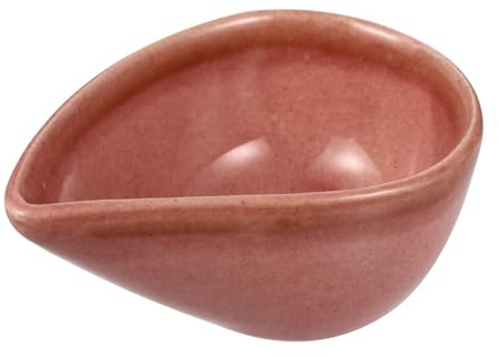 GALPADA Piccolo Piatto in Ceramica Porta Oli Essenziali Multifunzionale Bordo Arrotondato, Vassoio per Incenso e Ciotola per Maschera di Fango, per Aromaterapia e Spa Casalinga