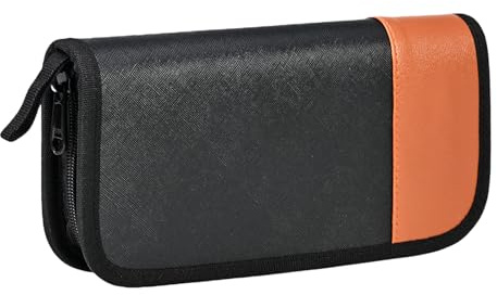 VTIDOBE Angellöffel, Spinnköder, Tragetasche, Pailletten-Köder, Aufbewahrungstasche mit Reißverschlüssen, Angelhaken-Organizer, Tackle-Taschen, L, Modern