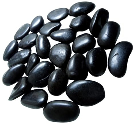 UKCOCO Ciottoli Naturali Decorativi per e Pietre Nere per Paesaggistica e Vasi Resistenti e Sicuri per Piante e Serbatoi Pesci