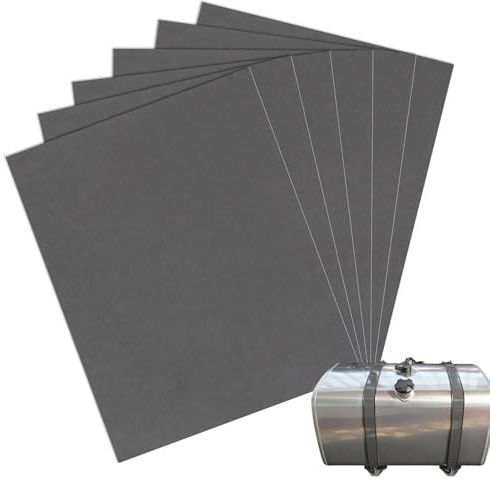 Lot de 6 joints d'étanchéité en tôle - 15 × 11,8 pouces - Tapis d'étanchéité résistant à la chaleur - Flexible et - Pour moto automobile, tondeuse à gazon, vélo, atelier, garage, voiture