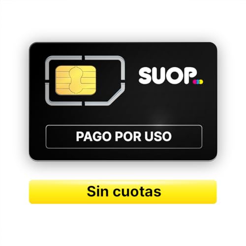 Tarjeta SIM prepago con Datos ilimitados y Llamadas. Sin cuotas. Pago por Uso sin Cuenta bancaria. Válida para móvil, Alarma, smartwatch, cámara de vigilancia...
