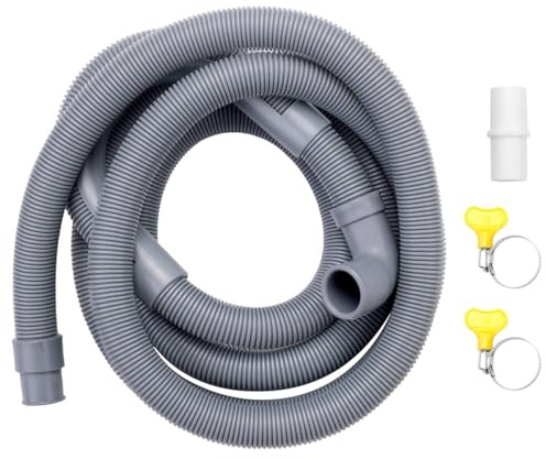Washing Machine Hose Drain Hose Washing Machine 2.5M Drain Hose Extension for Washing Machines Dishwashers Dryers