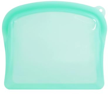 Everset Home Reusable Silicone Food Storage Bags (Green, 1200ml)