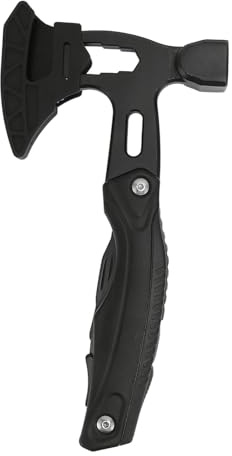 ANKROYU Martello per ascia multiutensile professionale Manico ergonomico in acciaio inossidabile Forte potere di serraggio per campeggio Escursionismo Attrezzatura di sopravvivenza
