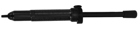 Ipetboom Bomba Desoldadora Manual Negra, Herramienta de Desoldadura al Vacío para Reparación Pcb, Portátil y Ligera, Succión Precisa de Estaño para Uso en Electrónica y Bricolaje