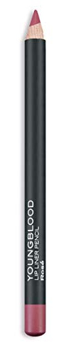 Youngblood Clean Luxury Cosmetics Lip Liner Pencil, Rose | Long Lasting Creamy Matte Lip Liner Pencil | Cruelty Free, Paraben Free, Gluten Free, Vegan