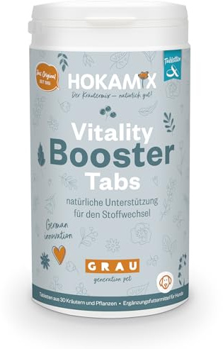 GRAU - El Original - Hokamix Vitality Booster Tabs, Paquete Individual (1 x 200 Unidades), alimento complementario para Perros