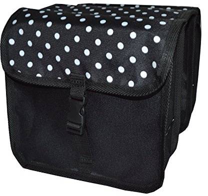 Beluko FAHRRADTASCHE Kinder Satteltasche Gepäckträgetasche Doppel 2 x 5l (5. Mini - Polka Dots)