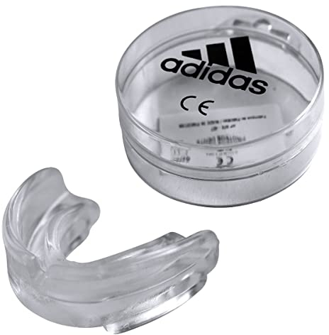 adidas Erwachsene Mundschutz Double CE Senior, Transparent, One Size, adiBP10N