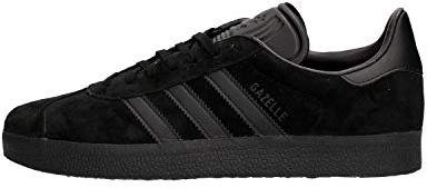 adidas Herren Gazelle CQ2809 Fitnessschuhe, Schwarz (Negbas/Negbas/Negbas 000), 44 2/3 EU,44 2/3 EU