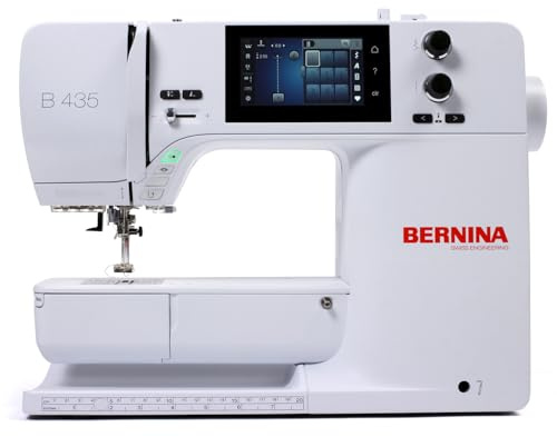 BERNINA B 435 | 150 Nähstiche, 3 Alphabete, 7 Knopflöcher, Farbiger Touchscreen, USB-Anschluss