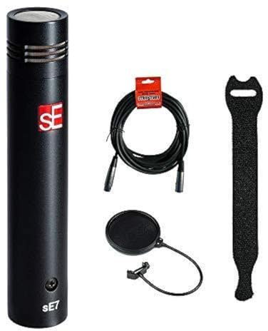 sE Electronics sE7 Small-Diaphragm Condenser Microphone Bundle XLR Cable and Pop Filter
