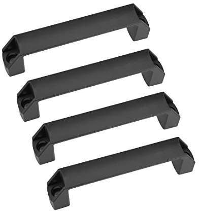 sourcing map Plastic Pull Handles 146mm Hole Centers for Luggage Mechanical Equipment 4Pcs