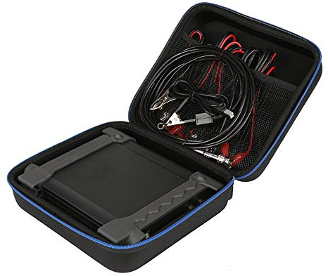 Walfront USB Oszilloskop 1008C Virtuelle 8 Kanal Oszilloskop Kfz Diagnosefunktion USB 2.0 Schnittstelle Digitales Oszilloskop DAQ Signalgenerator mit Tragbarer Aufbewahrungstasche