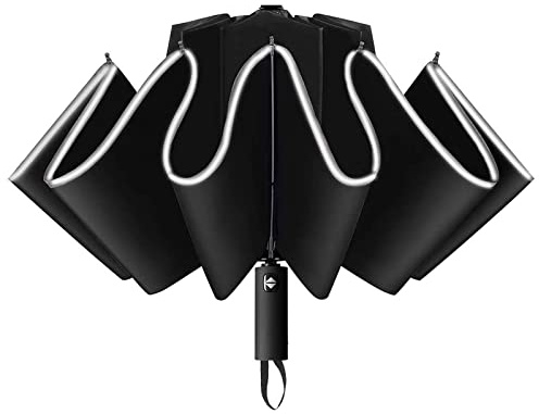 Gimars Parapluie Pliant Automatique 10 Baleines Téflon Anti-UV Réfléch