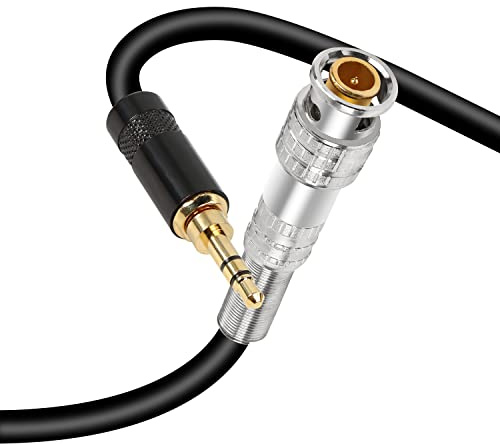 MEIRIYFA BNC auf 3,5-mm-Mono Stereo Koaxialkabel-Adapter, 0,5 m