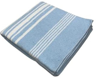 Manta Algodon Mallorquina 100% Algodon. 220 x 240 para Cama 135 y Cama 150 Manta Color Azul