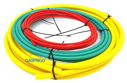 GASFRIGO - Kit Curvatubi Piegatubi Tubi in Rame per Condizionamento Sonde 1/4-3/8-1/2 L. 4 mt. in PP POLIPROPILENE MADE IN ITALY molto più indicato nel piegare tubi del PVC