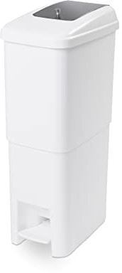 Proandre - Papelera Baño | Compresero de Baño | Unidad Higiénica Femenina con Tapa de Acero Inoxidable | Contenedor sanitario femenino | Basura Baño Ideal para Baños Públicos y Privados