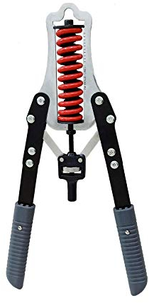 Power Twister Doppelfeder Chest Expander Arm Trainer für Männer Schulter Bizeps vorne - Brust und Arm Muscle Builder 50 kg