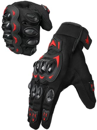 Mmhpluos Motorcycle Gloves,Touchscreen Motorbike Gloves with Hard Knuckle Tactical Gloves Riding Gloves Anti-Slip Airsoft Gloves Motorcross Dirt Bike Bicycle Racing ATV UTV Gloves