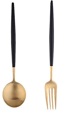Cucharas soperas, cucharas for servir, Cuchara for cocinar la cena Cuchara de arroz, Cucharillas de postre, Cucharas for sopa Cuchara Tenedor Cuchara de acero inoxidable 304 Tenedor for bistec Tenedor