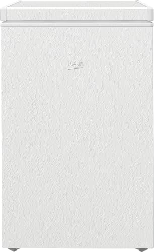 Beko HSM10440 b100 MinFrost Congélateur petit format avec alarme de porte, 1 panier de congélation, volume utile de 104 l, largeur seulement 54 cm, 35 dB (A), blanc