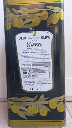 Olio Extravergine d'oliva 100% Italiano - in Lattina - 5 Litri