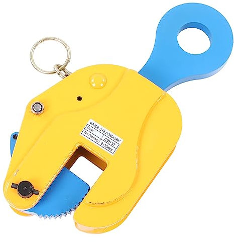 Abrazadera de Elevación Vertical para Placa, 3T 6614 Lbs de Capacidad de Carga, Apertura de Mandíbula 0-3,6 cm, Herramienta de Sujeción Industrial