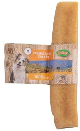 Bubimex Leckerlis für Hunde, Yak-Käse mit Aromen, 100 % natürlich, M-Format (100-120 g), 3er-Pack (Yak-Käse)
