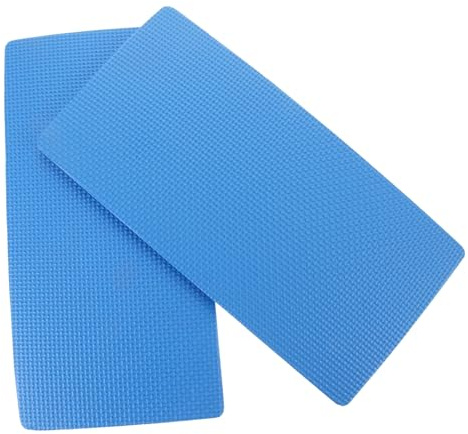 2 Stück Eva Yoga Kniepolster für Knie und Knöchel Blau | Wiederverwendbar, Stoßdämpfend und Leicht zu Tragen, für Training und Übungen