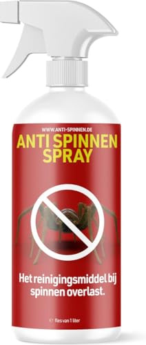 Spray anti-araignées 1 l - 100 % naturel - Spray d'araignées - Biodégradable - Protection efficace contre les araignées et les toiles d'araignées - Groupe Mercator