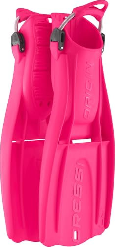 CRESSI Origin LD Adjustable Open Heel Flossen, Pink, S/M