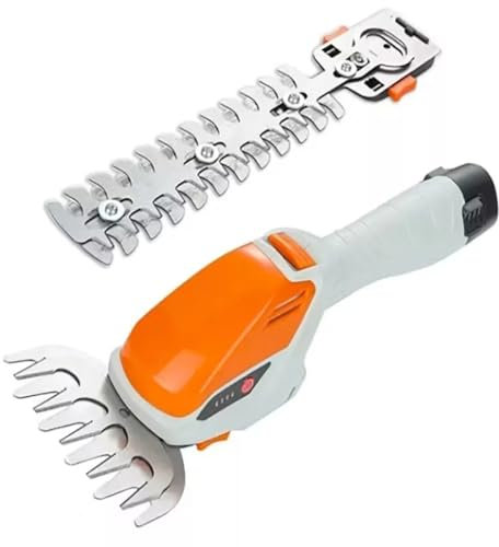 Tagliasiepe Batteria 2IN1 Cesoia Forbici Siepi Erba Tagliaerba Per Tosare Potare