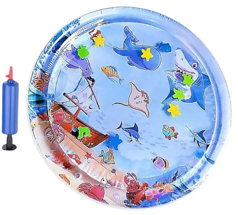 ETUCYNG Puppen für Haustiere, aufblasbares Haustierbett – bunte Spielmatte mit Inflator, aufblasbares Zubehör für Haustiere, Spielbett