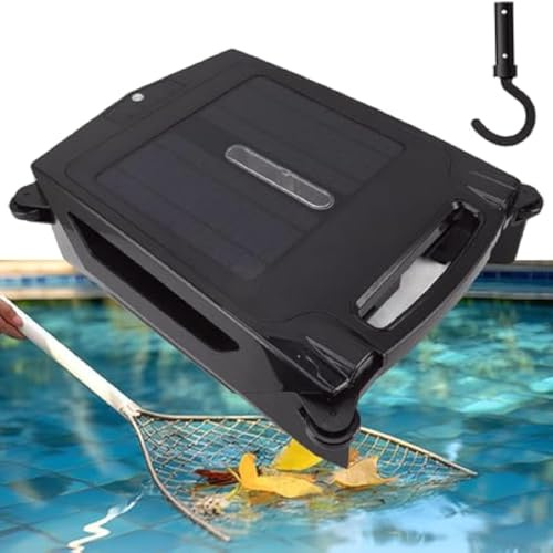 LTdlhFk Limpiador Solar De Skimmer para Piscinas, Robot Limpiador Solar Inalámbrico Automático para Piscinas, Sist-ema Inteligente para Evitar Obstáculos En Todo Tipo De Piscinas.