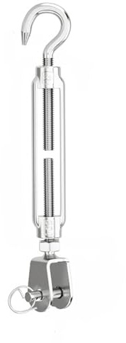 1 PCS 304 Stainless Steel Turnbuckle Heavy Duty M5 M6 M8 M10 M12 M14 M16 M20 Tensioner(M12)