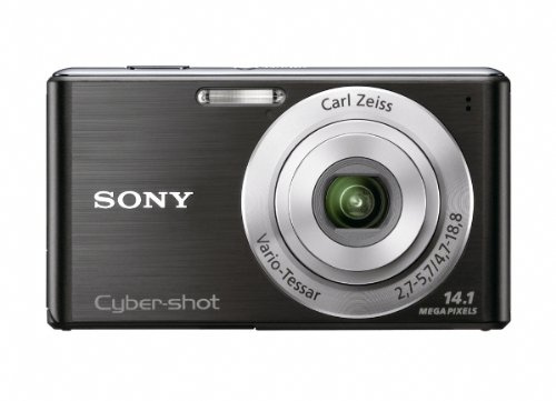 Sony DSCW530 Cyber-shot Digital Still Camera - Black (14.1MP, 4x Optical Zoom) 2.7 inch LCD