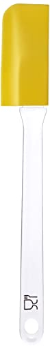 Silikomart | Espátula de Silicona, Color Amarillo, Medidas 10 x 30 x 225 mm