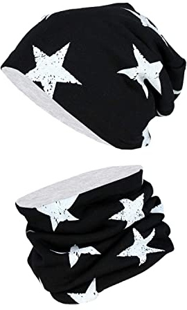 TupTam Kinder Mütze & Schlauchschal Set – Warm, Oeko-TEX