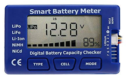 Digital Battery Capacity Voltage Checker Controller Tester with LCD for LiPo Life Li-Lon NiMH NiCd Battery